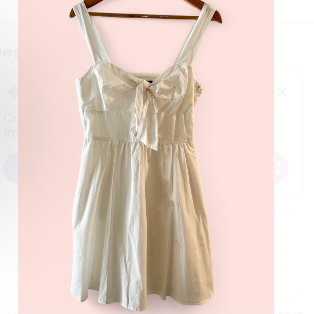 Zara Basic Collection White Mini Dress